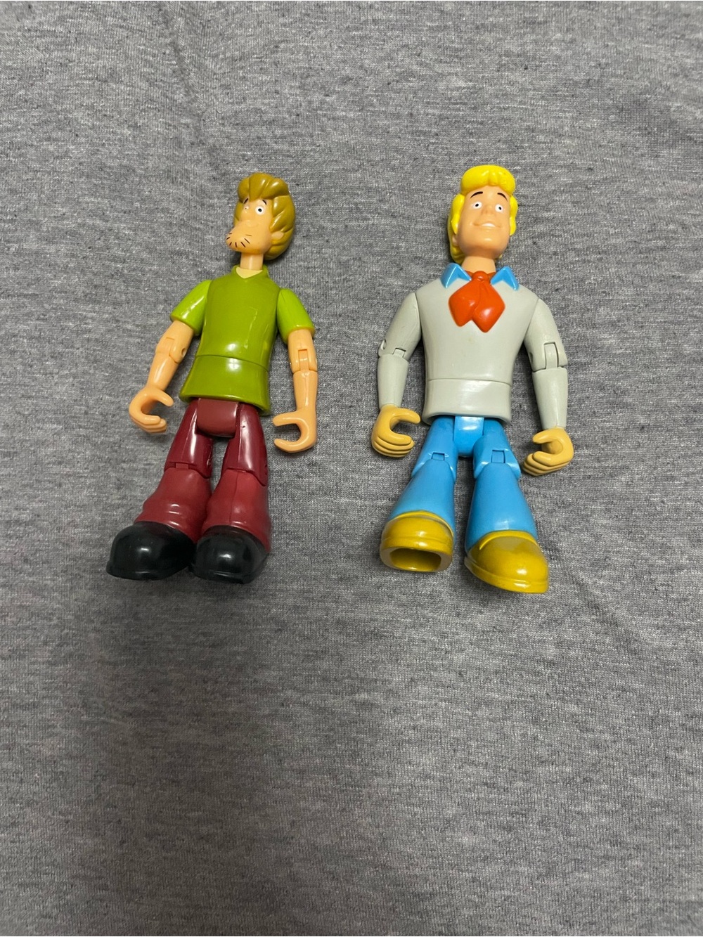 Vintage Scooby-Doo 5" Action Figure Lot Shaggy & Fred Hanna-Barbera Figures Set